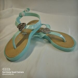 𝅺bebe Tourquouse Sandals Kids Size 9/10